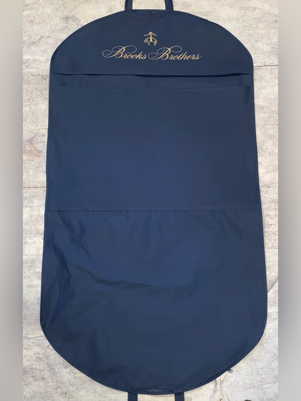 Brooks Brothers Garment Dust Bag Suit Jacket Cover Dress Zip Closure Logo Travel